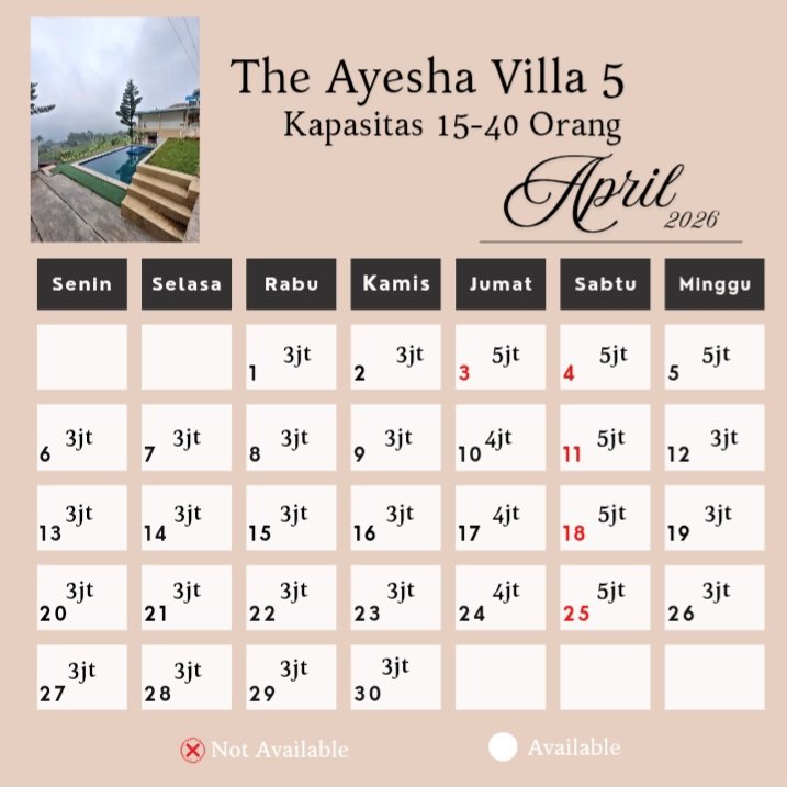 The Ayesha Villa 5 Vie Space