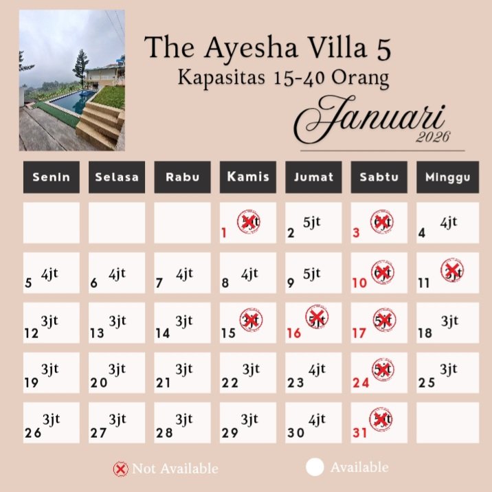 The Ayesha Villa 5 Vie Space